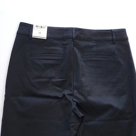 White House Black Market Women's Black10-Inch Bermuda Shorts Size 10 - Picture 6 of 6